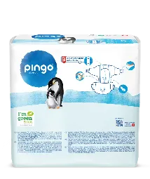 Nouveau - Pingo couches écologiques Taille 5 (11-16 kg) - boîte de 4 sachets x 36 unités