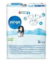 Nouveau - Pingo couches écologiques Taille 7 (+15 kg) - boîte de 4 sachets x 30 unités