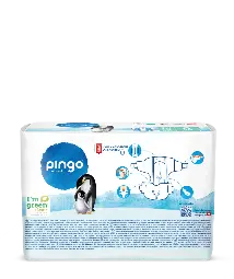Nouveau - Pingo couches écologiques Taille 0 (<3 kg) sachet de 32 unités