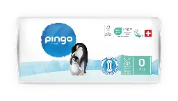 Nouveau - Pingo couches écologiques Taille 0 (<3 kg) sachet de 32 unités
