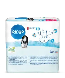 Nouveau - Pingo couches écologiques Taille 4 (8-14 kg) - boîte de 4 sachets x 40 unités