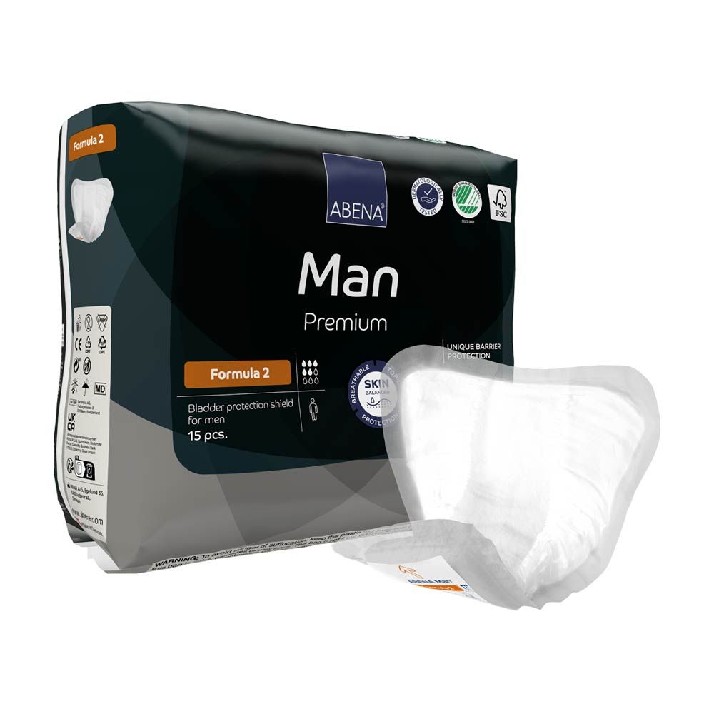 Abena Man Formula 2 - boîte de 12 sachets x 15 unités