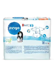 Nouveau - Pingo couches écologiques Taille 3 (4-9 kg) - boîte de 4 sachets x 44 unités