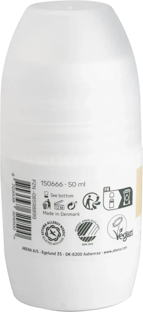 Abena Déodorant Roll-On – boîte de 8 flacons x 50 ml