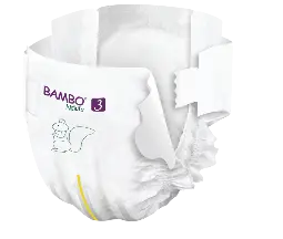 Bambo Nature Couches Taille 3 (4-8 kg) - Grand Format - boîte de 3 sachets x 52 unités