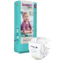 Bambo Nature Couches Taille 4 (7-14 kg) - Grand Format - boîte de 3 sachets x 48 unités