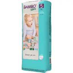 Bambo Nature Couches Taille 5 (12-18 kg) - Grand Format - boîte de 3 sachets x 44 unités
