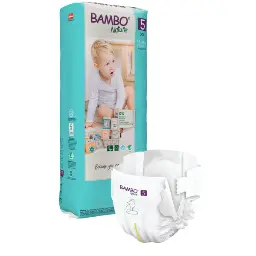 Bambo Nature Couches Taille 5 (12-18 kg) - Grand Format - boîte de 3 sachets x 44 unités
