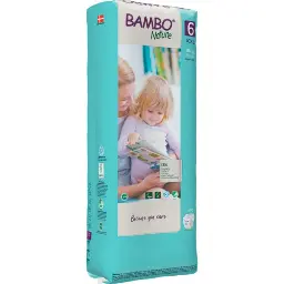Bambo Nature Couches Taille 6 (16+ kg) - Grand Format - boîte de 3 sachets x 40 unités