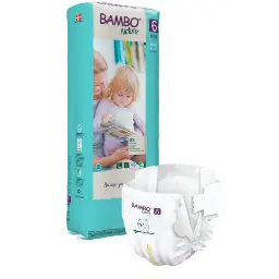 Bambo Nature Couches Taille 6 (16+ kg) - Grand Format - boîte de 3 sachets x 40 unités