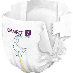 Bambo Nature Couches Taille 7 (18+ kg) - Grand Format - boîte de 3 sachets x 40 unités