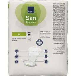Abena San Taille 4 avec Ruban Adhésif Premium – boîte de 9 sachets x 30 unités