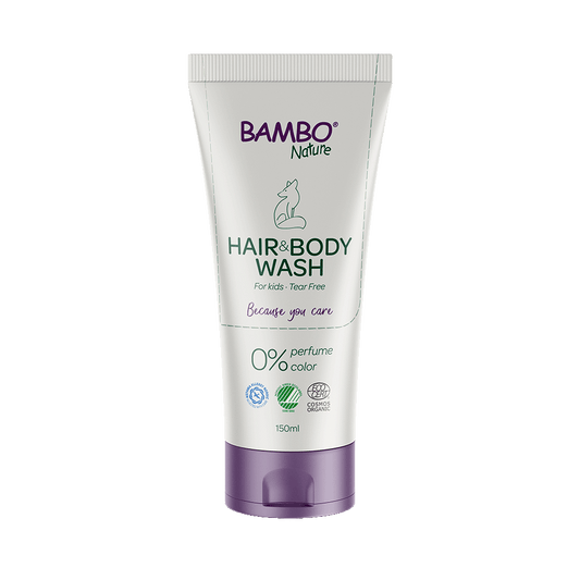 Bambo Nature gel douche & shampooing - boîte de 6 tubes x 150ml