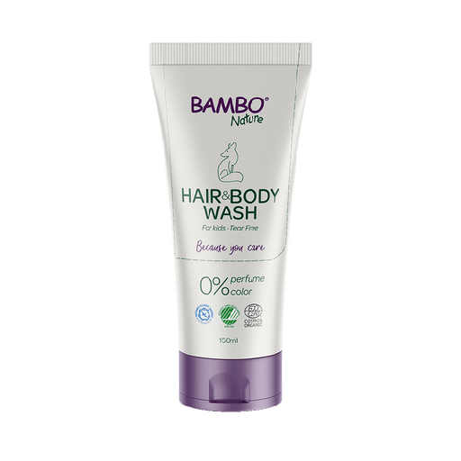 Bambo Nature gel douche & shampooing - boîte de 6 tubes x 150ml