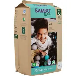 Bambo Nature Pants Taille 6 (18+ kg) - boîte de 5 sachets x 18 unités