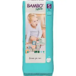 Bambo Nature Couches Taille 5 (12-18 kg) - Grand Format - boîte de 3 sachets x 44 unités