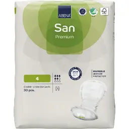 Abena San Taille 4 avec Ruban Adhésif Premium – boîte de 9 sachets x 30 unités