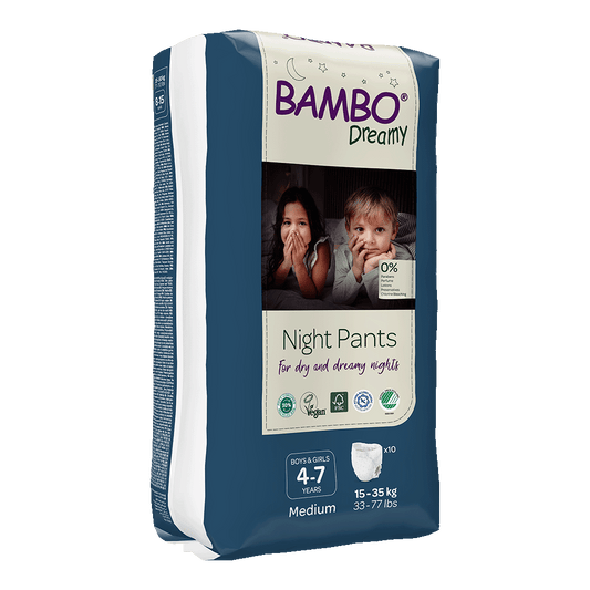 Bambo Dreamy pants de nuit M (15-35kg) - boîte de 6 sachets x 10 unités