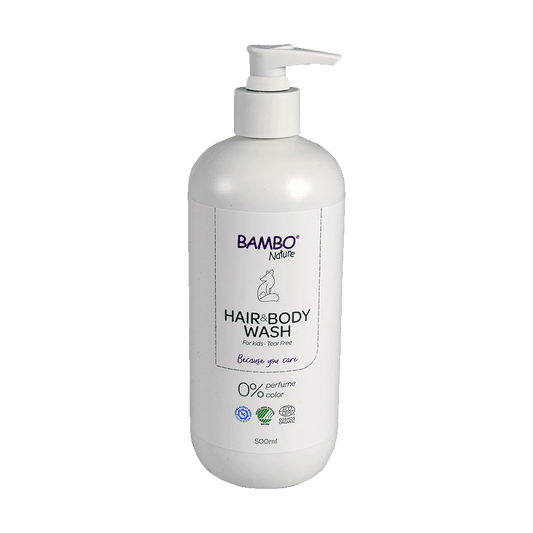 Bambo Nature gel douche & shampooing - boîte de 6 flacons x 500ml