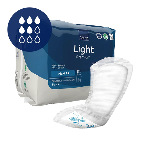 Abena Light Maxi 4A - boîte de 6 sachets x 8 unités