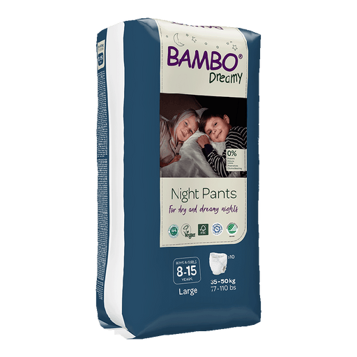 Bambo Dreamy pants de nuit L (35-50kg) - boîte de 6 sachets x 10 unités