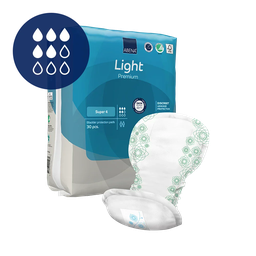 Abena Light Premium Super 4 - boîte de 9 sachets x 30 unités