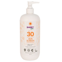 Bambo Nature crème solaire SPF30 - boîte de 6 flacons x 500ml